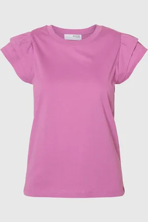 SELECTED Bomull Volang T-shirt