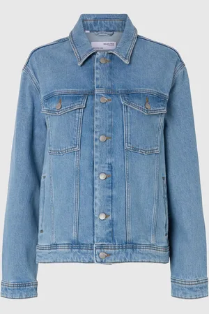 SELECTED Ljus Tvätt Jeansjacka