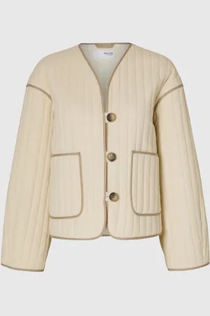 SELECTED Quiltad Vadderad Jacka