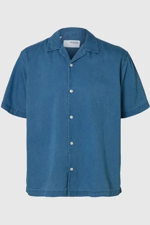 SELECTED Kortärmad Jeansskjorta