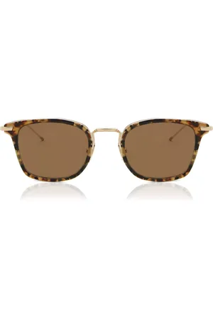 Thom Browne Thom Brunae TBS905 02 49 Sköldpaddemönstradeshell Solglasögon Män