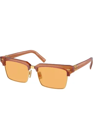 Miu Miu MU10ZS 15T0B7 54 Bruna Solglasögon Kvinna