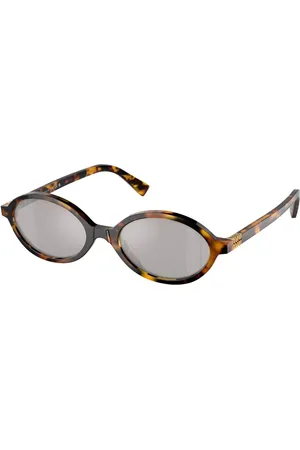 Miu Miu MU04ZSF Asian Fit VAU07F 50 Sköldpaddemönstradeshell Solglasögon Kvinna
