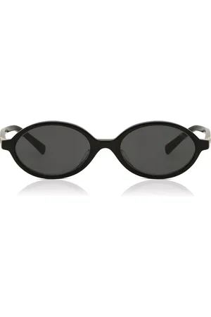 Miu Miu MU04ZSF Asian Fit 1AB5S0 50 Svarta Solglasögon Kvinna