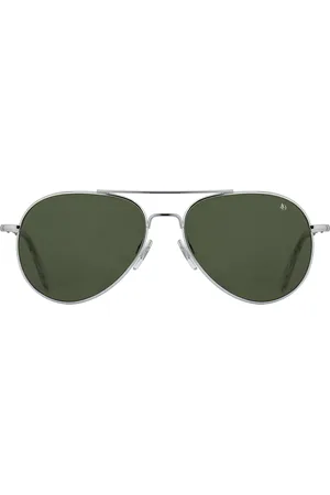 American Optical GENERAL Polarized 2GNGP 55 Silvriga Solglasögon Män