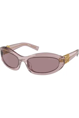 Miu Miu MU14ZSF Asian Fit 12W20I 61 Purple Solglasögon Kvinna