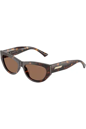 Jimmy Choo JC5034BU 500273 54 Sköldpaddemönstradeshell Solglasögon Kvinna