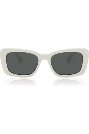 Miu Miu MU07YS 1425S0 53 Vita Solglasögon Kvinna