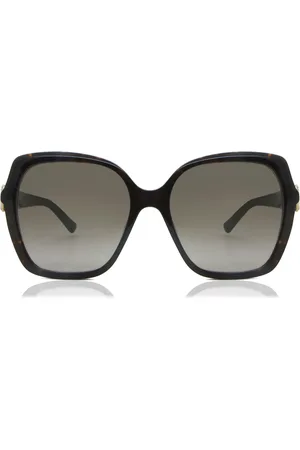 Jimmy Choo Manon/G/S 086/HA 57 Sköldpaddemönstradeshell Solglasögon Kvinna