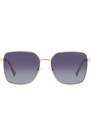Polaroid PLD 4158/G/S/X Asian Fit Polarized DDB/WJ 58 Guldiga Solglasögon Kvinna
