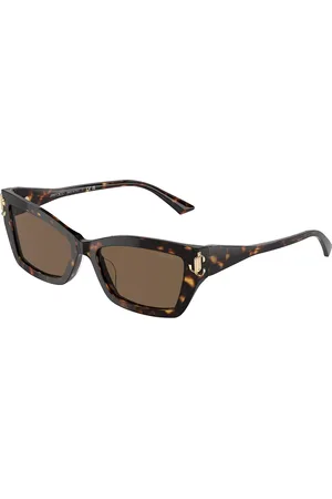 Jimmy Choo JC5011U 500273 55 Sköldpaddemönstradeshell Solglasögon Kvinna