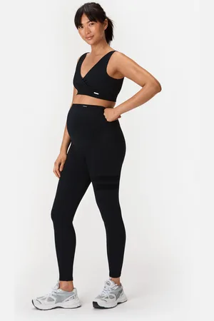 Stronger Rib Seamless Maternity Tights