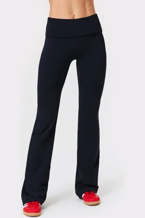 Stronger Soft Fold Over Flared Tights