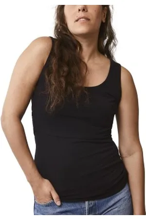 Boob Classic Nursing Top Svart ekologisk bomull Small Dam