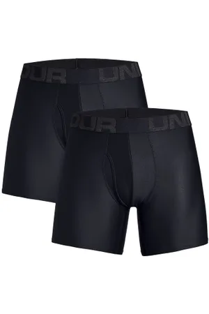 Under Armour Kalsonger 2P Tech 6in Boxers Svart polyester Medium Herr