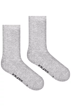 Frank Dandy Strumpor Bamboo Socks Solid Gråmelerad Strl 36/40
