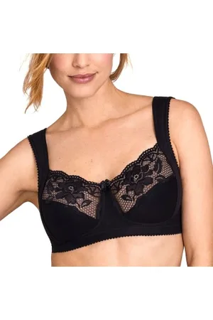 Miss Mary Miss Mary Lovely Lace Soft Bra BH Svart B 80 Dam