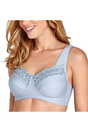 Miss Mary Miss Mary Broderie Anglais Soft Bra BH Blå B 100 Dam
