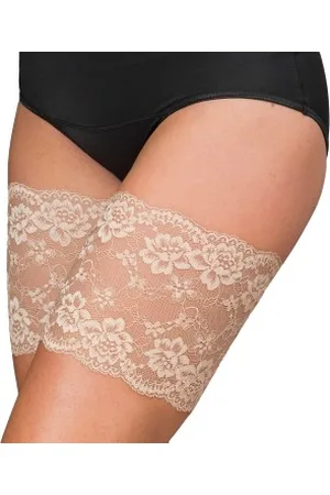 Trofé Trofe Thigh Lace Strumpbyxor polyamid Large Dam