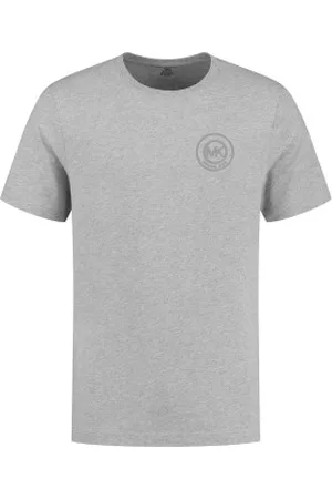 Michael Kors Peached Jersey Crew Neck T-shirt Grå bomull Large Herr