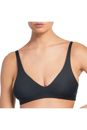 Bread & Boxers Bread and Boxers Triangle Bra BH Svart ekologisk bomull Large Dam