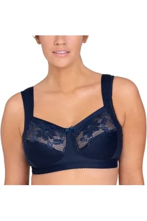 Miss Mary Miss Mary Lovely Lace Support Soft Bra BH Mörkblå B 100 Dam
