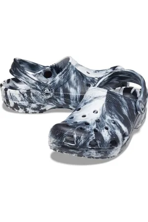 Crocs Classic Marbled Clog Svart/Vit US M5/W7 (EU 37-38)