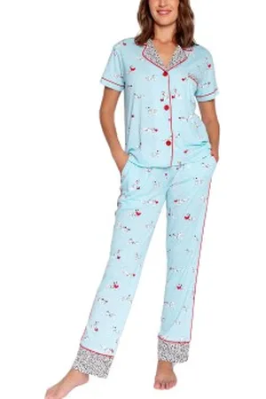 P.J.Salvage Dalamatian Dog Pyjama Blå X-Large Dam