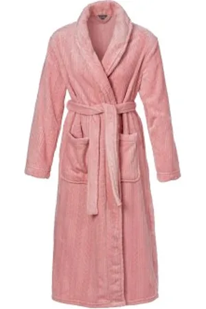 Trofé Trofe Braid Fleece Robe Rosa polyester Large Dam