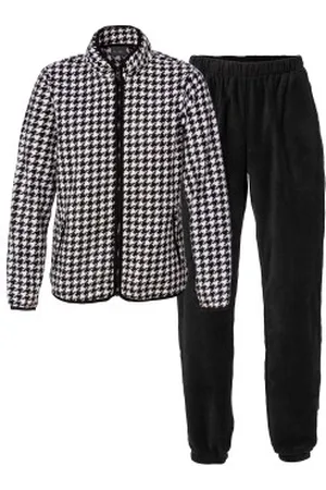 Trofé Trofe Houndstooth Set Svart polyester Small Dam