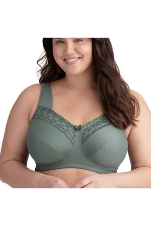 Miss Mary Miss Mary Broderie Anglais Soft Bra BH Grön B 80 Dam
