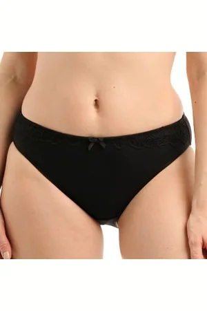 Sans Complexe Trosor Ava Brief Svart bomull Large Dam