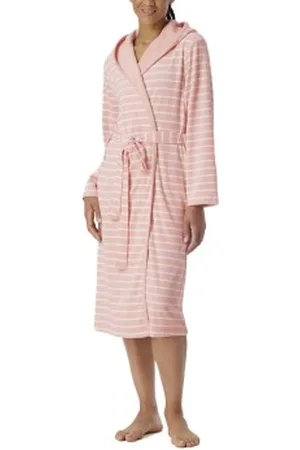 Schiesser Women Terry Bathrobe Ljusrosa Large Dam
