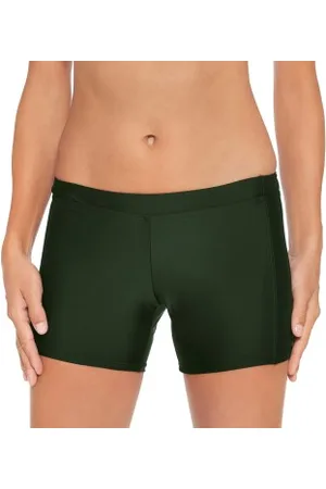 Wiki Basic Panty With Leg Mörkgrön 36 Dam