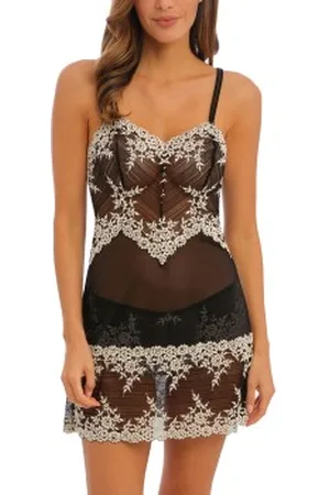 Wacoal Embrace Lace Chemise Svart Small Dam