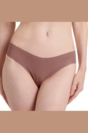 Sloggi Trosor 2P ZERO Modal 2.0 Hipstring Briefs Brun X-Small Dam