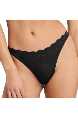Sloggi Trosor ZERO Feel Bliss String Brief Svart X-Small Dam