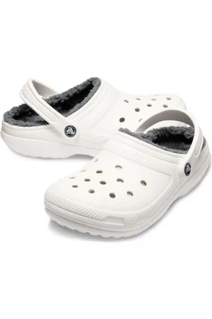 Crocs Classic Lined Clog Vit US M10/W12 (EU 43-44)