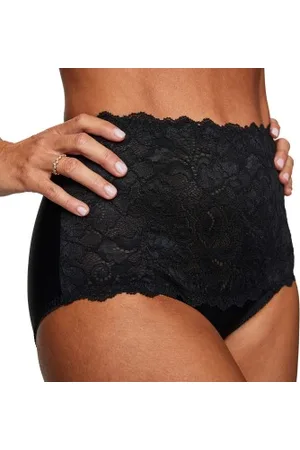 Swegmark Trosor Support Maxi Briefs Svart polyamid 38 Dam