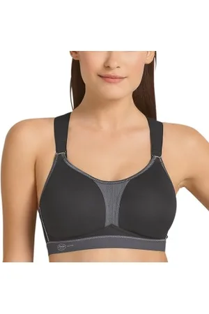 Anita BH Active Racerback Sports Bra Svart/Grå A 70 Dam