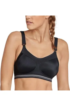 Schiesser BH Active Sport High Support Bra Svart A 70 Dam