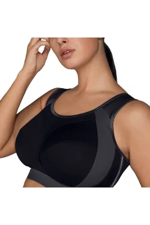 Anita BH Active Extreme Control Plus Sports Bra Svart/Grå F 100 Dam