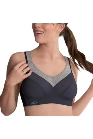 Anita BH Active Wool Sport Bra Grå/Svart A 70 Dam