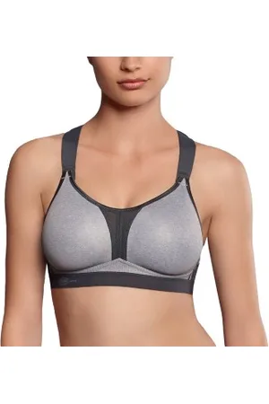 Anita BH Active Racerback Sports Bra Gråmelerad A 70 Dam
