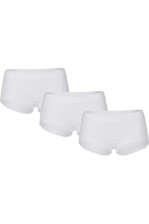 Pierre Robert Trosor 3P Cotton Boxer Wmn Vit ekologisk bomull Large Dam