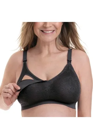 Anita BH Maternity Essential Lace Nursing Bralette Mörkgrå Medium Dam