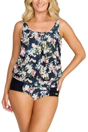 Damella Cate Soft Tankini Top Svart 38 Dam