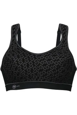 Anita BH Active Extreme Control Sports Bra Svart Mönster B 65 Dam