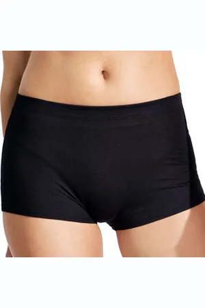 Bread & Boxers Bread and Boxers Boxer Panty Trosor Svart modal Large Dam