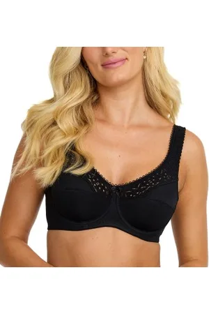 Damella BH Classic Underwire Lace Bra Svart B 100 Dam